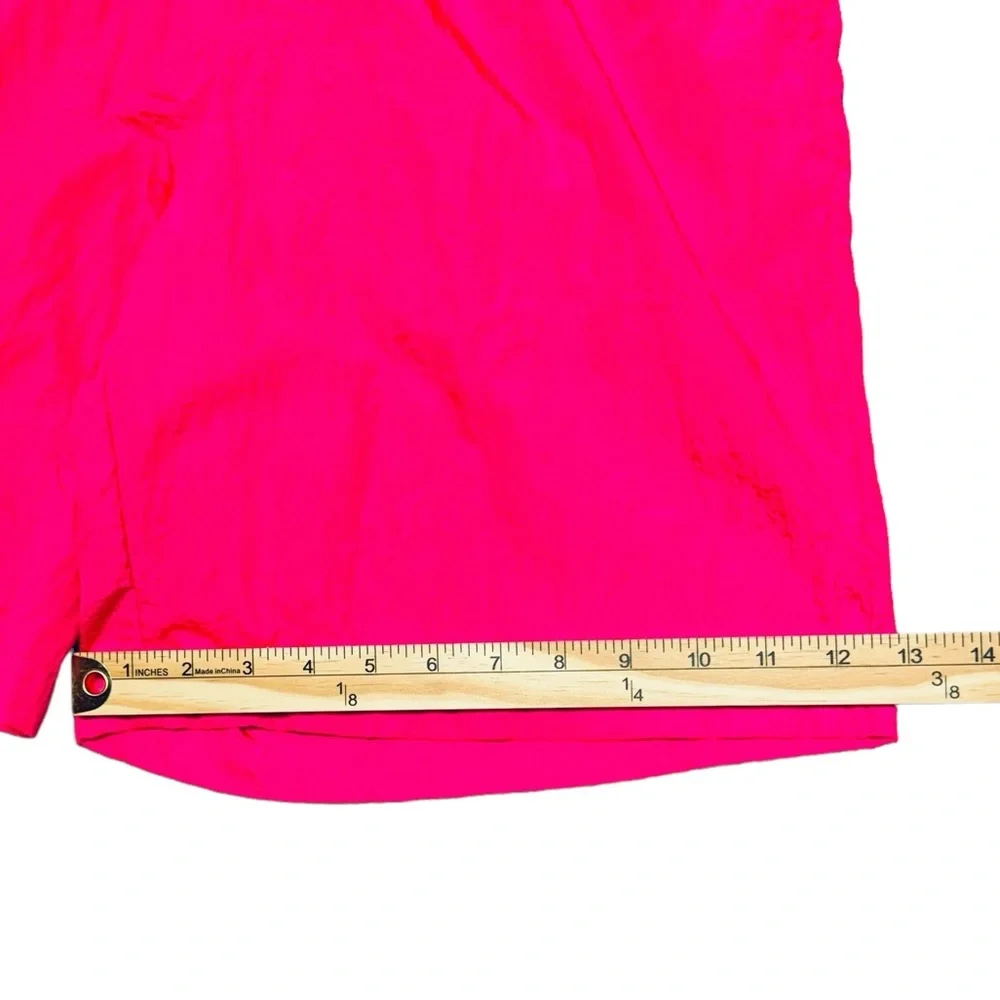 Future Collective‎ Alani Noelle Neon Pink Athletic Shorts Womens Medium Retro